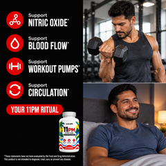Nutralfit 11PM Nitric Oxide Dietary Supplement – 60 Capsules